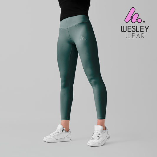 Wesley Wear - Women's Pro Leggings - Green